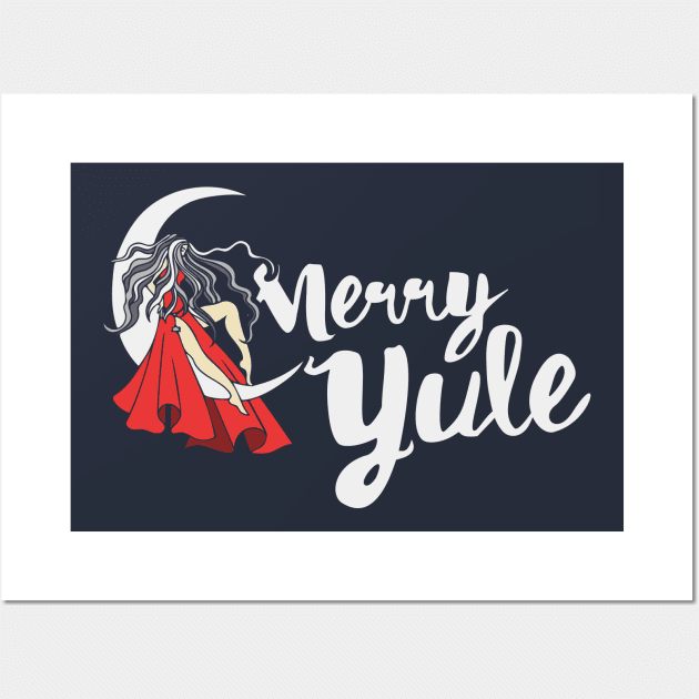 Merry Yule Wall Art by bubbsnugg